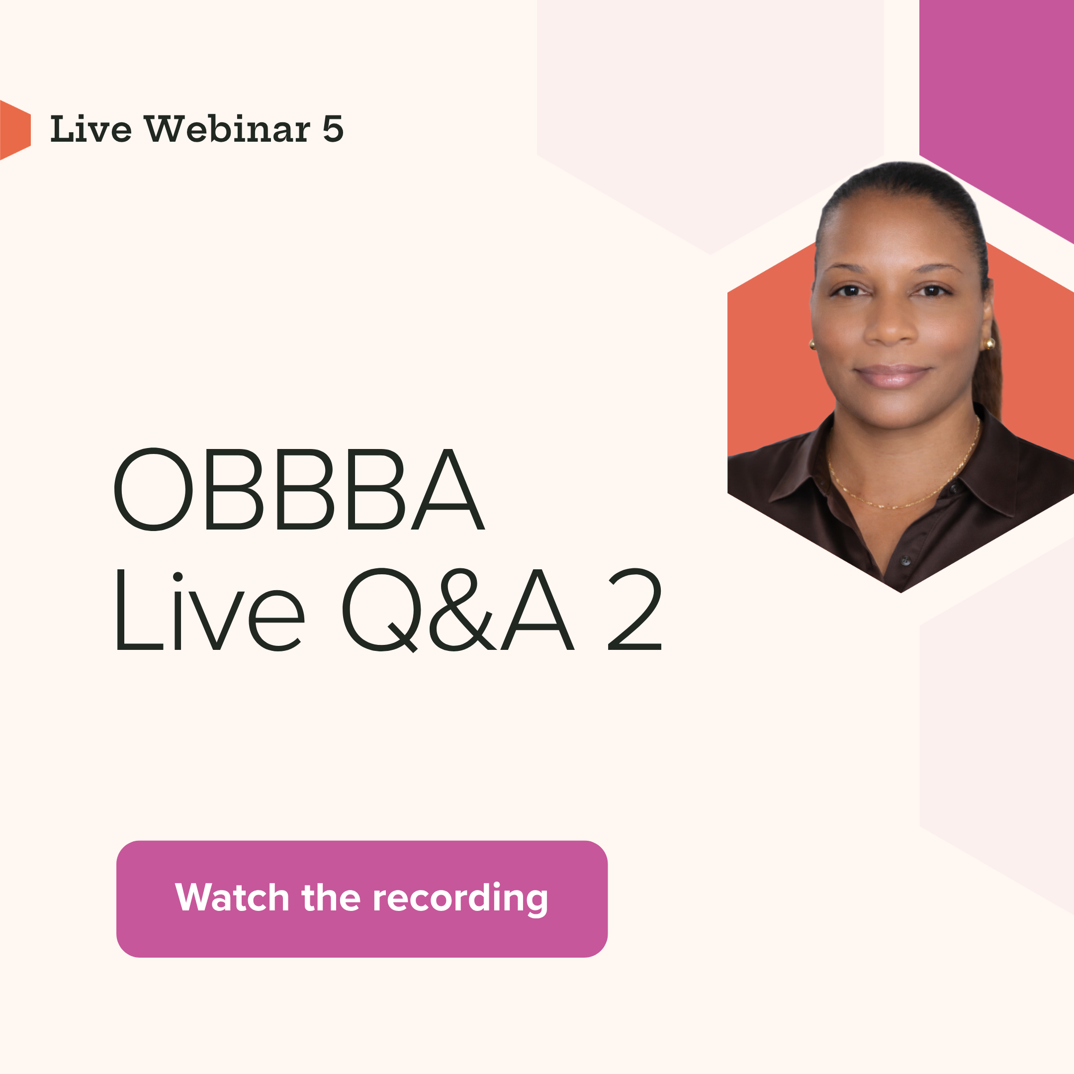 Watch the recording of live webinar 5